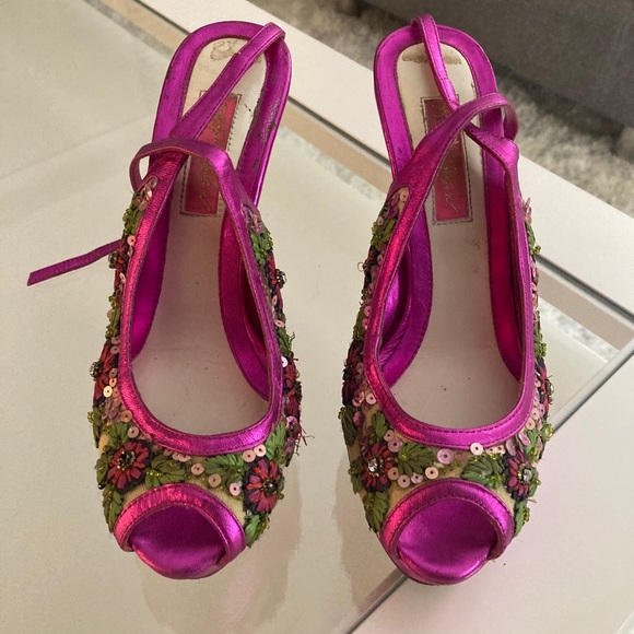 Betsey Johnson platform heels, open to trade - Picture 2 of 3